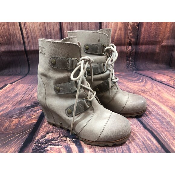 Sorel Joan of Arctic Tan Waterproof Boots NL2213-212 Womens 6.5 (w7o) - Picture 3 of 10